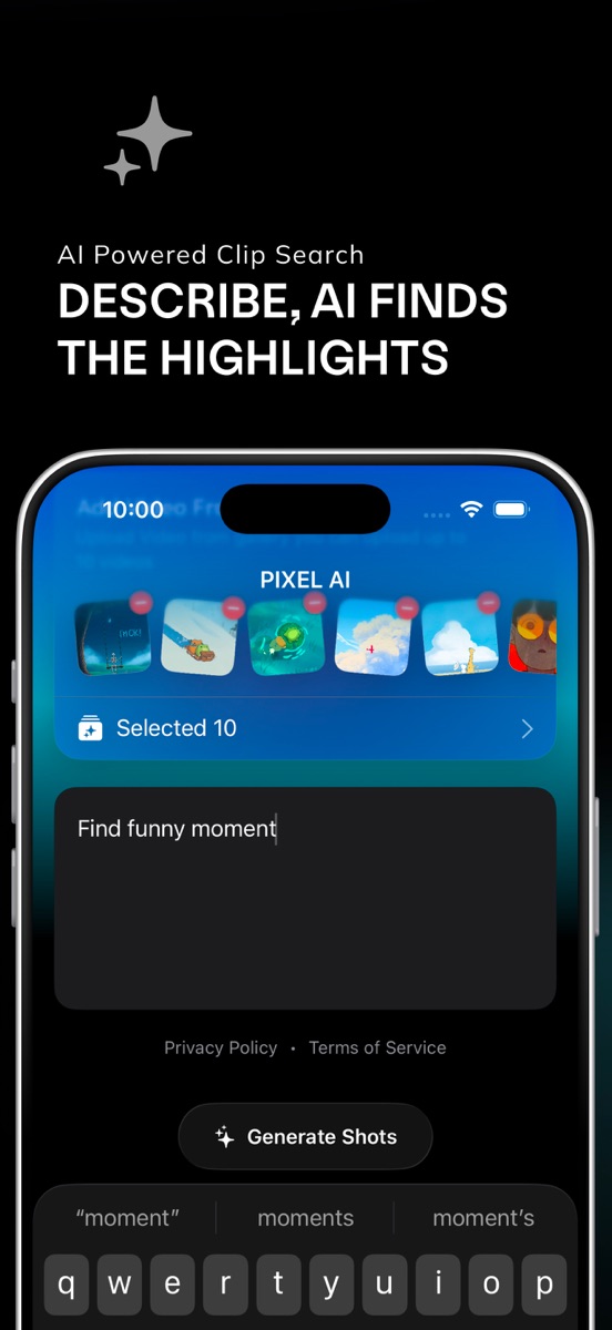 PixelAI second screen
